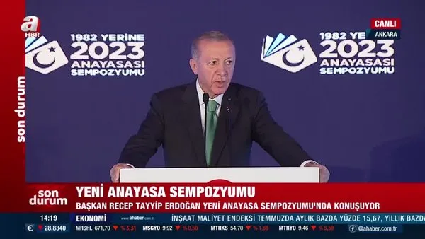 Başkan Erdoğan’dan yeni anayasa çağrısı: 