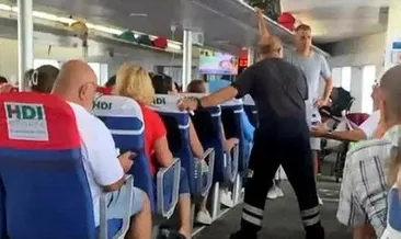 Marmara Denizi’nde korku dolu anlar