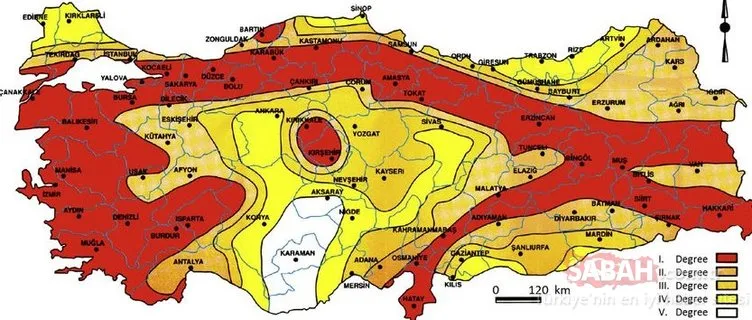 Türkiye deprem haritası 2020: Türkiye’de deprem riski en az olan şehirler, bölgeler hangileri?