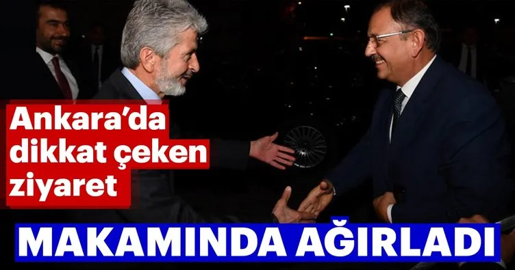 Ankara’da dikkat çeken ziyaret: Mehmet Özhaseki Mustafa Tuna’yı ziyaret etti