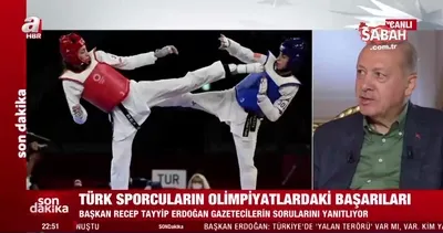 Başkan Erdoğan’dan Türk sporcuların Olimpiyatlardaki başarıları hakkında açıklama | Video