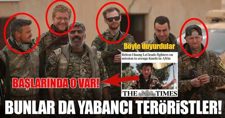 İşte YPG içindeki yabancı teröristler!