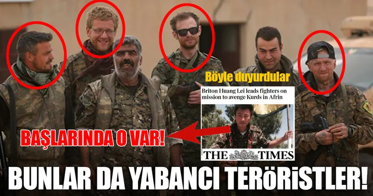 İşte YPG içindeki yabancı teröristler!