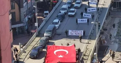 Fen İşleri ekipleri dev Türk Bayrağı eşliğinde yürüdüler #zonguldak