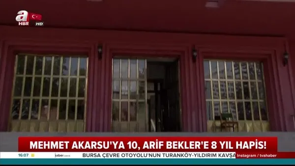 Eski Yargıtay üyesi Akarsu'ya hapis cezası