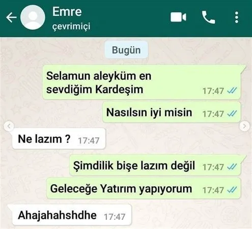 Whatsapp'tan bu mesajı atınca olanlar oldu!