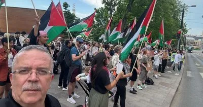 Rektör Turabi Finlandiya’da İsrail’i protesto etti