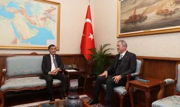 Bakan Akar, Moğolistan Ankara Büyükelçisi’ni kabul etti