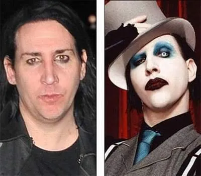 Marilyn Manson’un makyajsız hali!