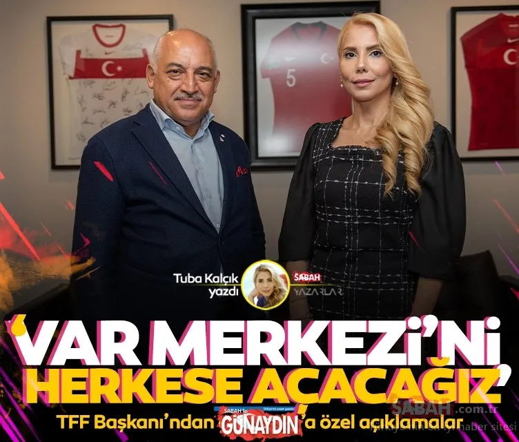 Türkiye Futbol Federasyonu Başkanı Mehmet Büyükekşi’den GÜNAYDIN’a özel açıklamalar! ‘Var Merkezi’ni herkese açacağız’