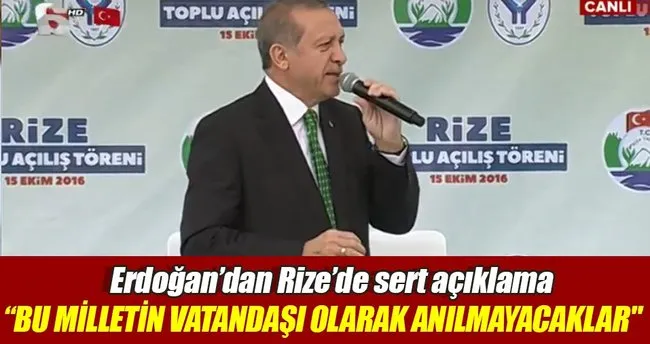 Erdoğan, firar eden FETÖ’cülere seslendi