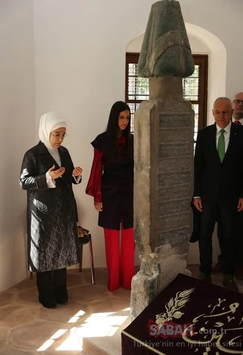 Emine Erdoğan, TİKA tarafından restore edilen çeşmenin açılışını yaptı