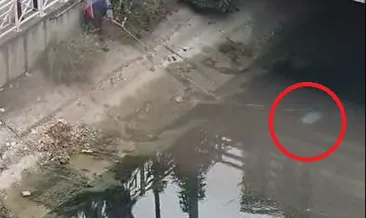 Sulama kanalında valiz paniği!