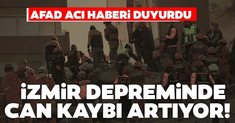 AFAD'dan son dakika haberleri: İzmir'deki depremde ölen kişi sayısı 69'a yükseldi