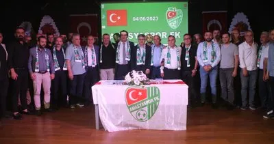 Amasyaspor FK’da Başkan Karaman dönemi başladı