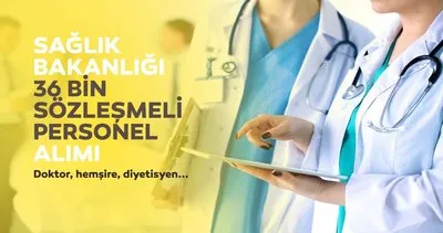 Sağlık Bakanlığı 36 bin personel alımı başvuruları ne zaman? 2024 Sağlık Bakanlığı personel alımı branş dağılımı