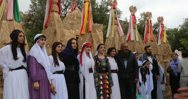 Şırnak’ta Ezidiler ’Çarşema Sor’u coşkuyla kutladı