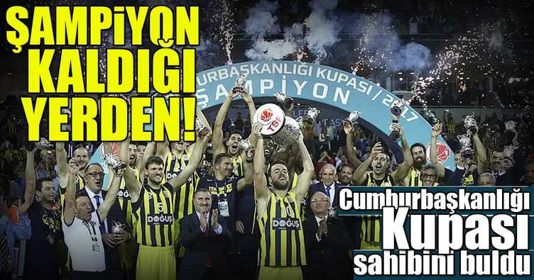 Şampiyon Fenerbahçe!