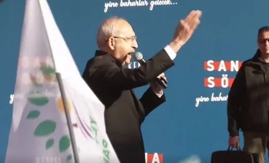 Son dakika haberi: Kemal Kılıçdaroğlu'nun Van mitinginde 'Abdullah Öcalan' sloganları!