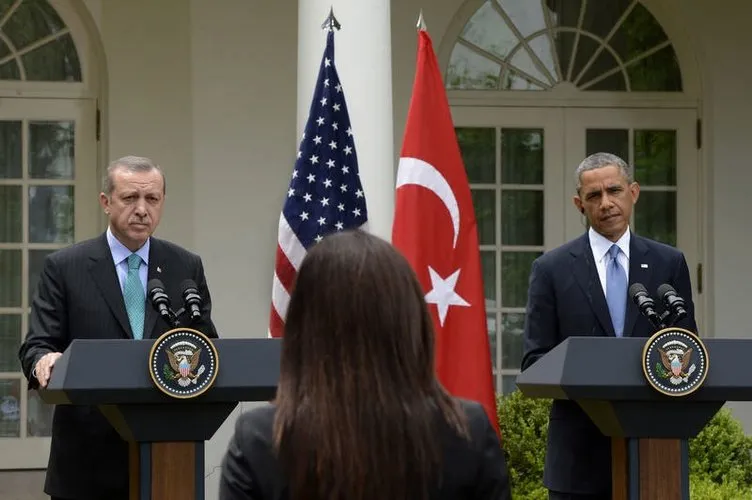 Erdoğan-Obama görüşmesinden kareler