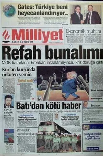 28 Şubat böyle gerçekleşti! İşte 'Postmodern darbe'nin utanç manşetleri...