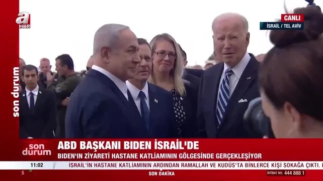 ABD Başkanı Joe Biden İsrail'de | Video
