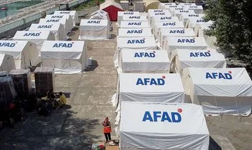 AFAD duyurdu: Deprem bölgesinde 356 bin 419 çadır ve 8 bin 530 konteyner kuruldu