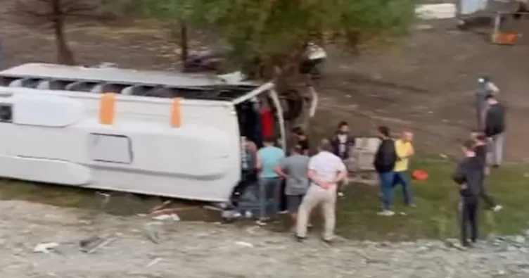 Muğla’da otobüs kazası: 1 ölü 6 yaralı