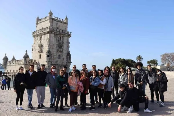 Gömeçli öğrenciler Portekiz’de staj gördü