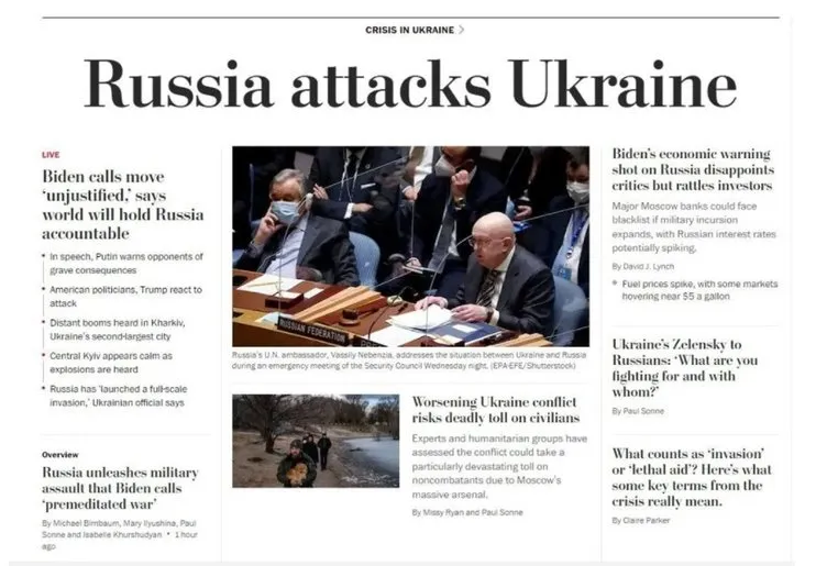Dünya basını böyle gördü: Putin gece yarısı emri verdi!...