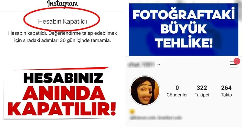 instagram hesaplarini 5 saniyede