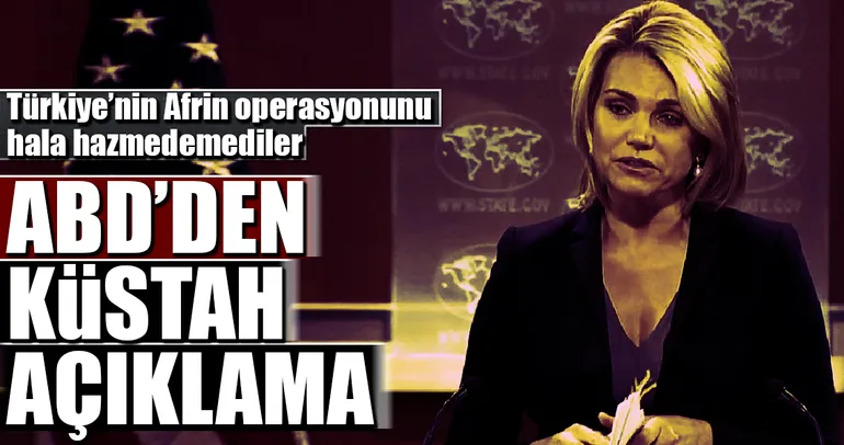 ABDden küstah açıklama