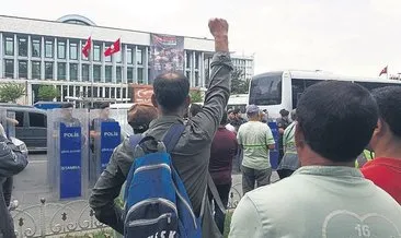 Ağaç A.Ş. çalışanlarından İBB önünde zam eylemi
