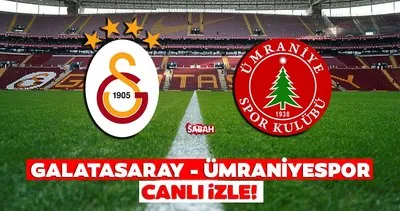 Galatasaray-Ümraniyespor maçı CANLI İZLE! Süper Lig Galatasaray-Ümraniyespor maçı beIN Sports 1 canlı yayın izle