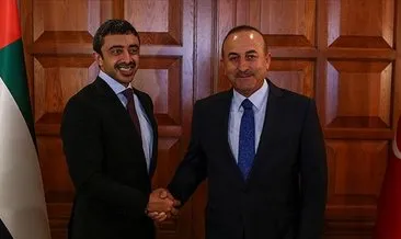 Bakan Çavuşoğlu, BAE’li mevkidaşı Al Nahyan ile görüştü
