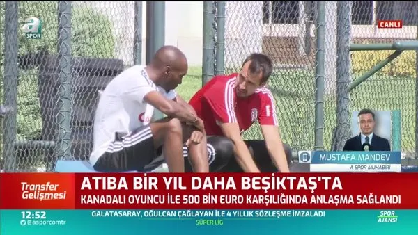 Atiba bir yıl daha Beşiktaş'ta