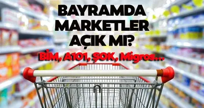 Bayramda marketler açık mı, saat kaçta açılıyor ve kapanıyor?  BİM, A101, ŞOK, Migros marketler bayram açılış kapanış çalışma saatleri 2024!