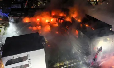 Almanya’da büyük yangın korkuttu!