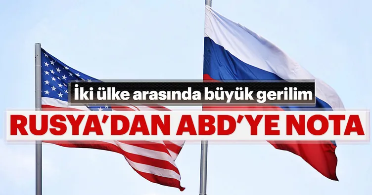 Rusya’dan ABD’ye nota
