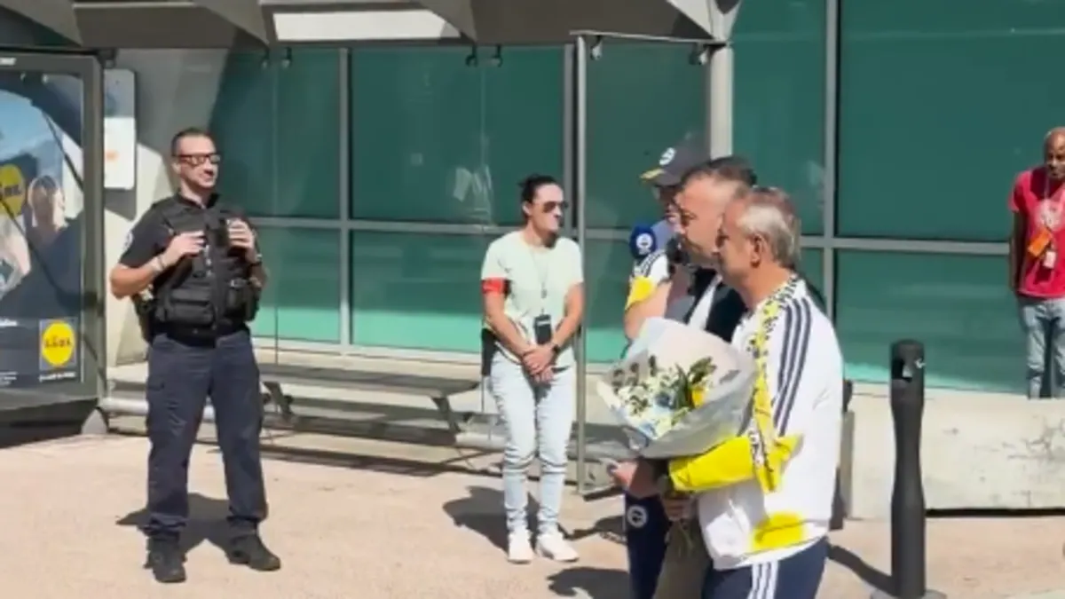 Fenerbahçe kafilesi Lyon'a geldi