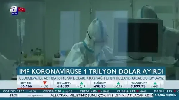 IMF, coronavirüs için 1 trilyon dolar ayırdı