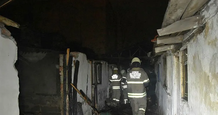 İzmir’de metruk binada yangın