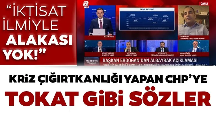 Son dakika: Merkez Bankası rezervleri üzerinden kriz çığırtkanlığı yapan CHP’ye tepki: İktisat ilmiyle alakası yok