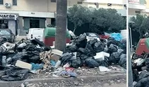 Karşıyaka’yı çöp bastı