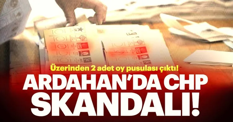 Son dakika haberi: Ardahan’da CHP skandalı