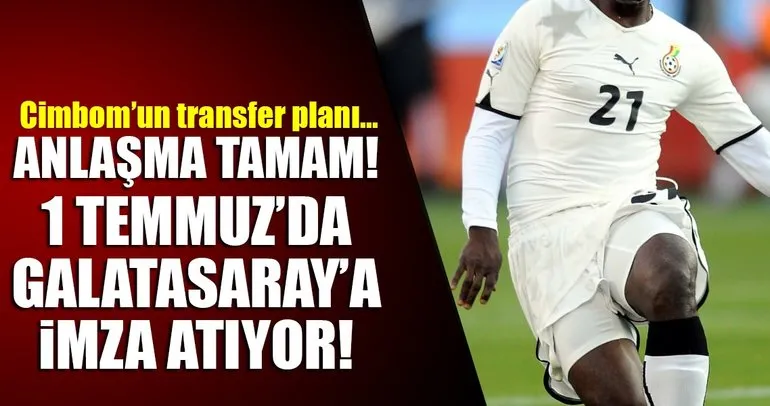 Asamoah sezon sonunda Galatasaray’da!