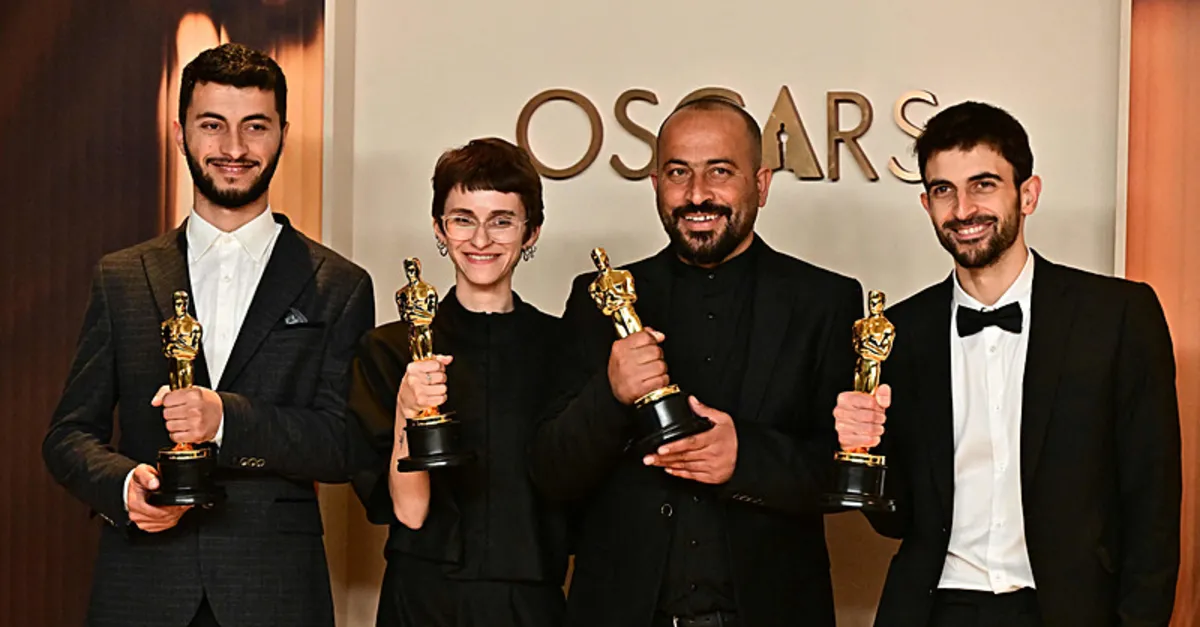 Filistin’in çığlığı Oscar’da yankılandı: İsrail’in katliamları unutulmadı