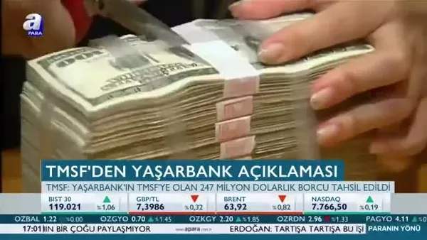 TMSF'den Yaşarbank açıklaması