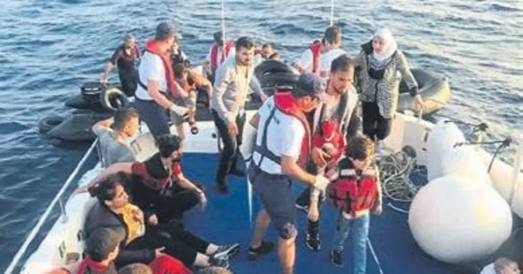 İzmir’de 47 kaçak göçmen ya