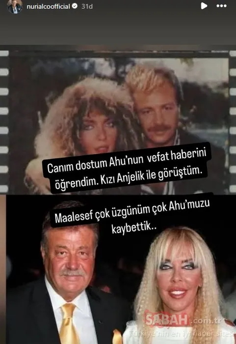 Son Dakika: Nuri Alço Ahu Tuğba’nın acı haberini duyurdu! Ahu Tuğba hayatını kaybetti!